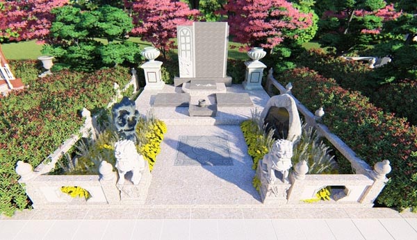 庭院墓碑设计